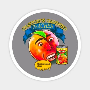 Castor's Canned Peaches Magnet